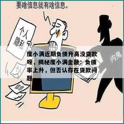 度小满近期负债升高没贷款呀，揭秘度小满金融：负债率上升，但否认存在贷款问题