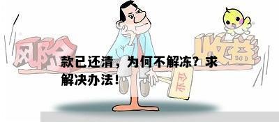 款已还清，为何不解冻？求解决办法！