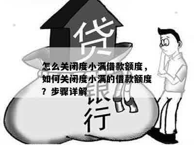 怎么关闭度小满借款额度，如何关闭度小满的借款额度？步骤详解