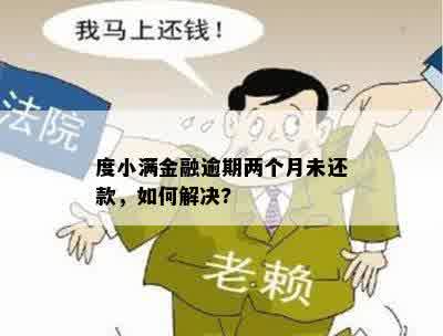 度小满金融逾期两个月未还款，如何解决?