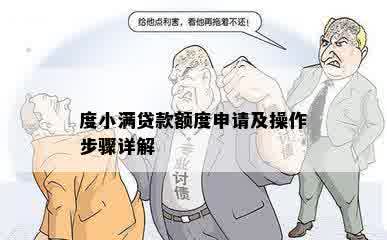 度小满贷款额度申请及操作步骤详解