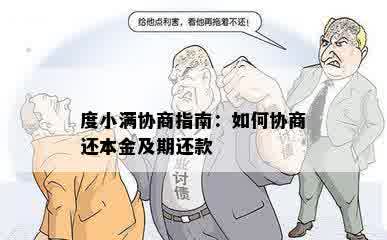 度小满协商指南：如何协商还本金及期还款