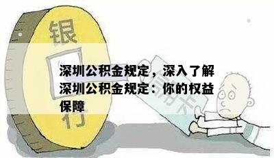 深圳公积金规定，深入了解深圳公积金规定：你的权益保障