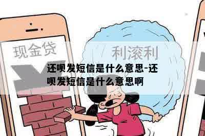 还呗发短信是什么意思-还呗发短信是什么意思啊