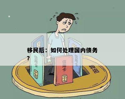 移民后：如何处理国内债务？