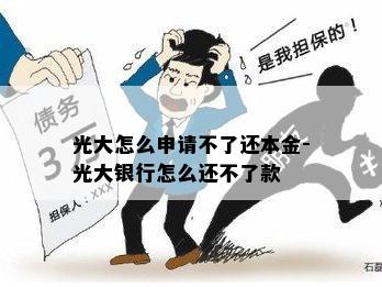 光大怎么申请不了还本金-光大银行怎么还不了款