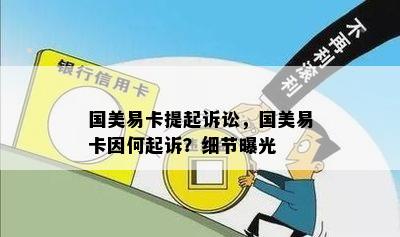 国美易卡提起诉讼，国美易卡因何起诉？细节曝光