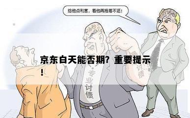 京东白天能否期？重要提示！