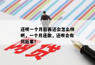 还呗一个月后再还会怎么样啊，一个月还款，还呗会有何后果？