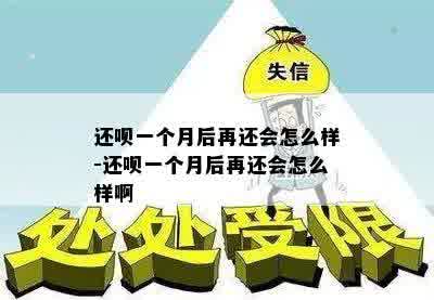 还呗一个月后再还会怎么样-还呗一个月后再还会怎么样啊