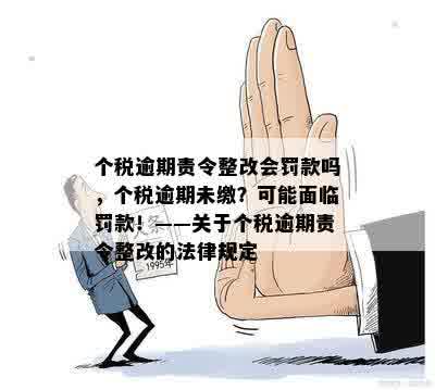 个税逾期责令整改会罚款吗，个税逾期未缴？可能面临罚款！——关于个税逾期责令整改的法律规定