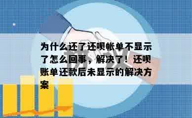 为什么还了还呗帐单不显示了怎么回事，解决了！还呗账单还款后未显示的解决方案