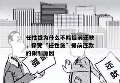 任性贷为什么不能提前还款，探究“任性贷”提前还款的限制原因