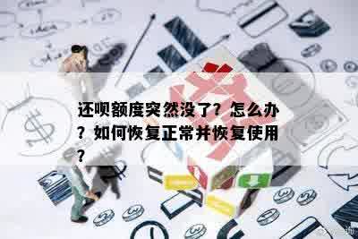 还呗额度突然没了？怎么办？如何恢复正常并恢复使用？