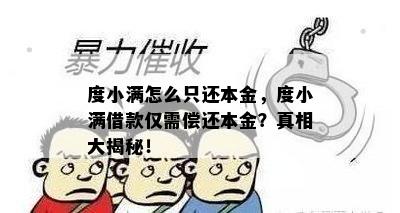 度小满怎么只还本金，度小满借款仅需偿还本金？真相大揭秘！