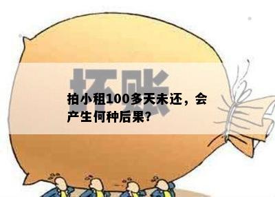 拍小租100多天未还，会产生何种后果？