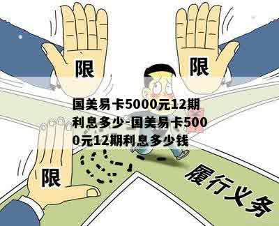 国美易卡5000元12期利息多少-国美易卡5000元12期利息多少钱