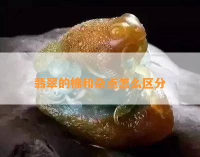 翡翠的棉和杂点怎么区分