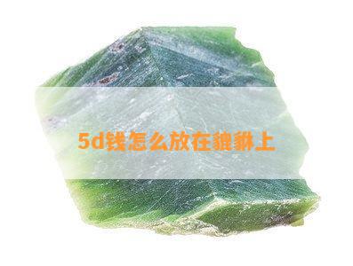 5d钱怎么放在貔貅上