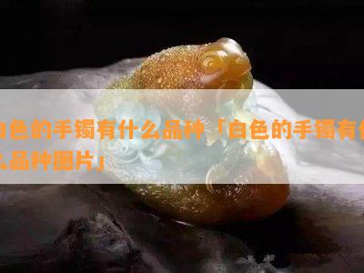 白色的手镯有什么品种「白色的手镯有什么品种图片」