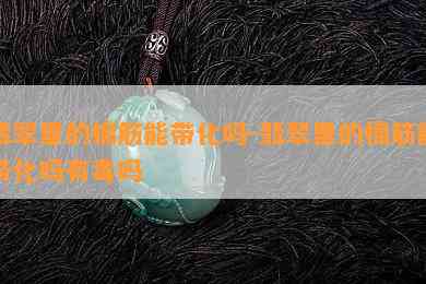 翡翠里的棉筋能带化吗-翡翠里的棉筋能带化吗有吗