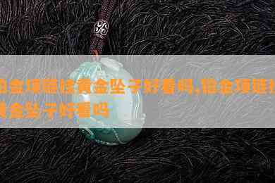 铂金项链挂黄金坠子好看吗,铂金项链挂黄金坠子好看吗