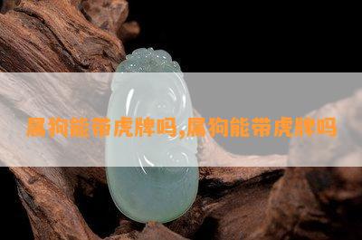 属狗能带虎牌吗,属狗能带虎牌吗