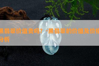 黑翡翠价值贵吗？-黑翡翠的价值及价格分析