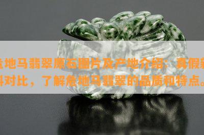 危地马翡翠原石图片及产地介绍：真假新料对比，熟悉危地马翡翠的品质和特点。