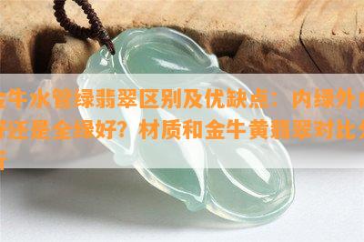 金牛水管绿翡翠区别及优缺点：内绿外白好还是全绿好？材质和金牛黄翡翠对比分析