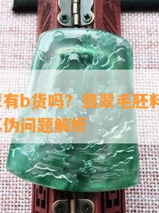 毛胚翡翠有b货吗？翡翠毛胚料的意思、价值和真伪问题解析