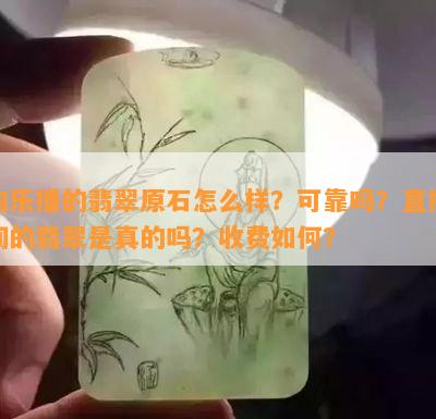 淘乐播的翡翠原石怎么样？可靠吗？直播间的翡翠是真的吗？收费怎样？