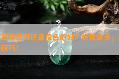 翡翠带色好还是没色的好？析优缺点，选购技巧！