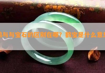 鹤与与宝石的区别在哪？鹤宝是什么意思？