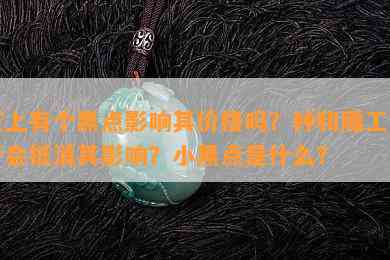 玉上有个黑点作用其价格吗？种和雕工是不是会抵消其作用？小黑点是什么？