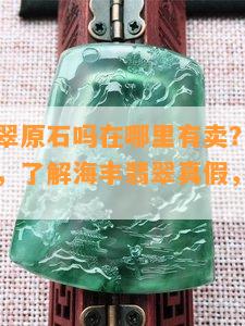 海丰有翡翠原石吗在哪里有卖？探寻海丰翡翠市场，了解海丰翡翠真假，购买正品翡翠！