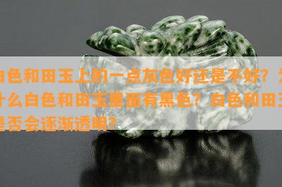 白色和田玉上的一点灰色好还是不好？为什么白色和田玉里面有黑色？白色和田玉是否会逐渐透明？