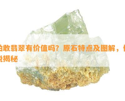 帕敢翡翠有价值吗？原石特点及图解，传说揭秘