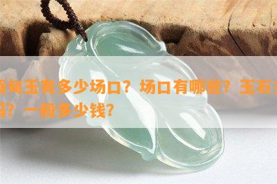 缅甸玉有多少场口？场口有哪些？玉石多吗？一般多少钱？