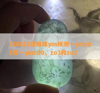 338822夜明珠ym预测一ymz01和一ymz00，zo3和zo2