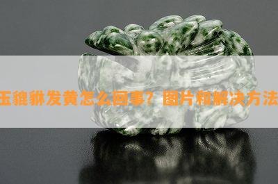 玉貔貅发黄怎么回事？图片和解决方法！