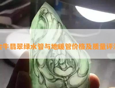 金牛翡翠绿水管与地暖管价格及质量评测