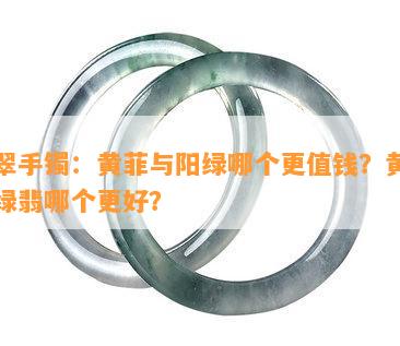 翡翠手镯：黄菲与阳绿哪个更值钱？黄翡与绿翡哪个更好？