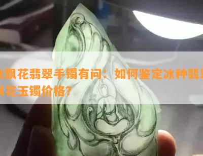 冰飘花翡翠手镯有问：如何鉴定冰种翡翠飘花玉镯价格？