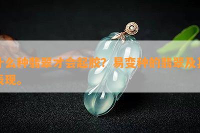 什么种翡翠才会起胶？易变种的翡翠及其表现。