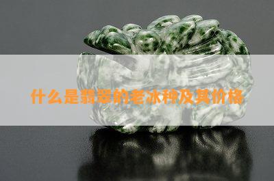 什么是翡翠的老冰种及其价格