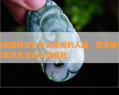 翡翠鹿牌适合什么属相的人戴，翡翠鹿牌的寓意及适合女性佩戴