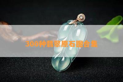 300种翡翠原石图合集