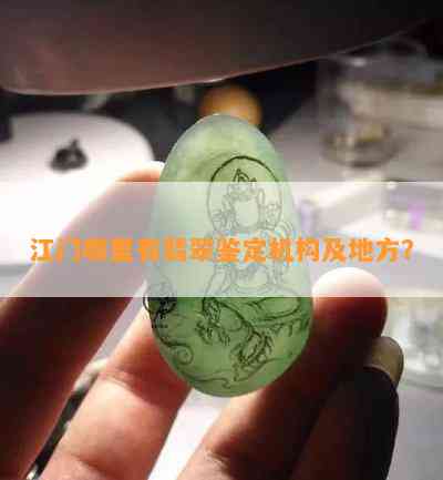 江门哪里有翡翠鉴定机构及地方？