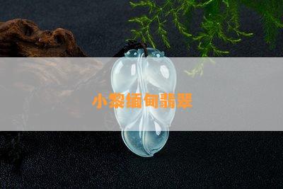 小黎缅甸翡翠